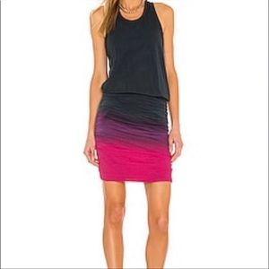 SUNDRY Gradient Tie Dye Dress Anthropologie  3 (L) NWT